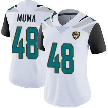 Top-selling Item] Chad Muma 48 Jacksonville Jaguars White Vapor Limited 3D  Unisex Jersey