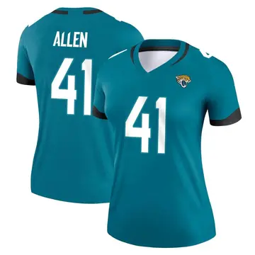 Women's Nike Josh Allen Teal Jacksonville Jaguars Game Jersey