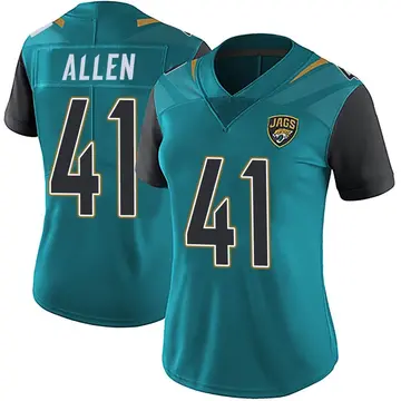 Women's Nike Josh Allen Teal Jacksonville Jaguars Game Jersey