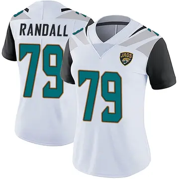 Brenton Strange Men's Nike White Jacksonville Jaguars Vapor Untouchable Elite Custom Jersey