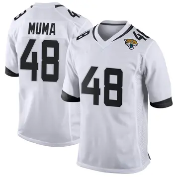 Top-selling Item] Chad Muma 48 Jacksonville Jaguars White Vapor Limited 3D  Unisex Jersey