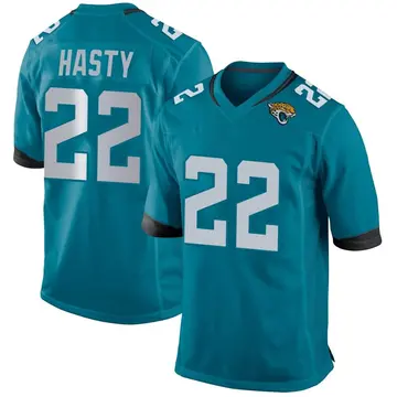 Jamycal Hasty Jacksonville Jaguars Nike Game Player Jersey - Teal