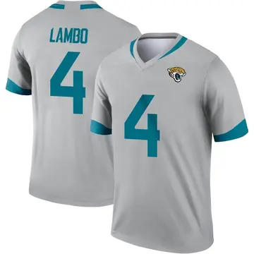 Men's Nike Josh Lambo Black Jacksonville Jaguars Game Jersey