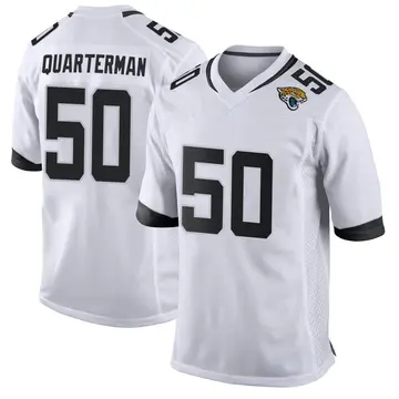 Shaquille Quarterman Men's Nike White Jacksonville Jaguars Custom Game Jersey