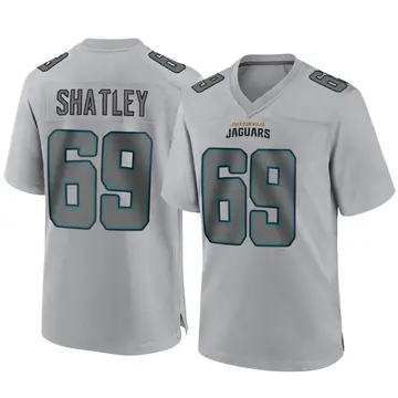 Men's Jacksonville Jaguars Tyler Shatley Nike Black Game Jersey